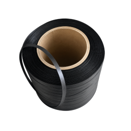 PP Strap Black 8x0.40mm anti static ø104 700m/roll
